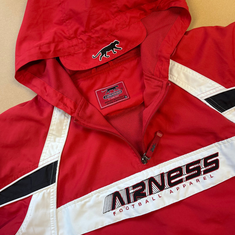 Detailansicht: Sourced limited accessories and clothes Airness rain-protective hoodie – Logo, Nähte oder Material