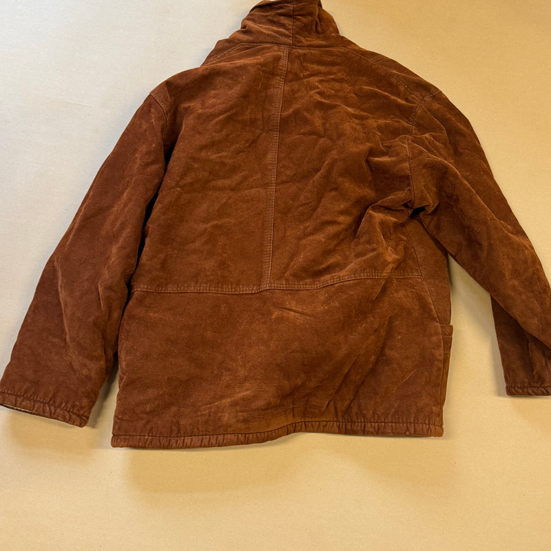 Detailansicht: Sourced limited accessories and clothes VIntage leather like jacket – Logo, Nähte oder Material
