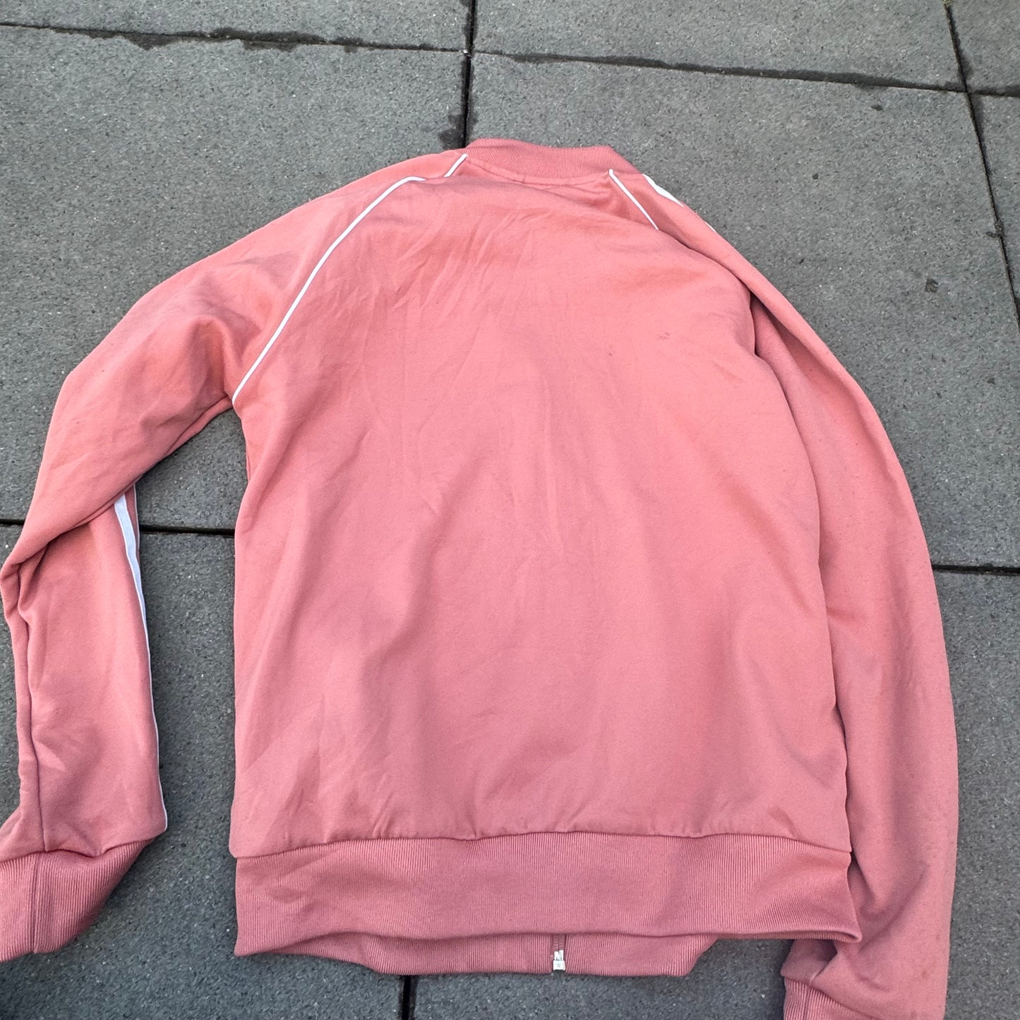 Adidas pink retro track jacket