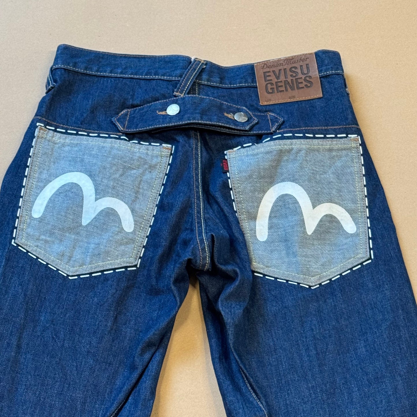 Evisu loose printed jeans