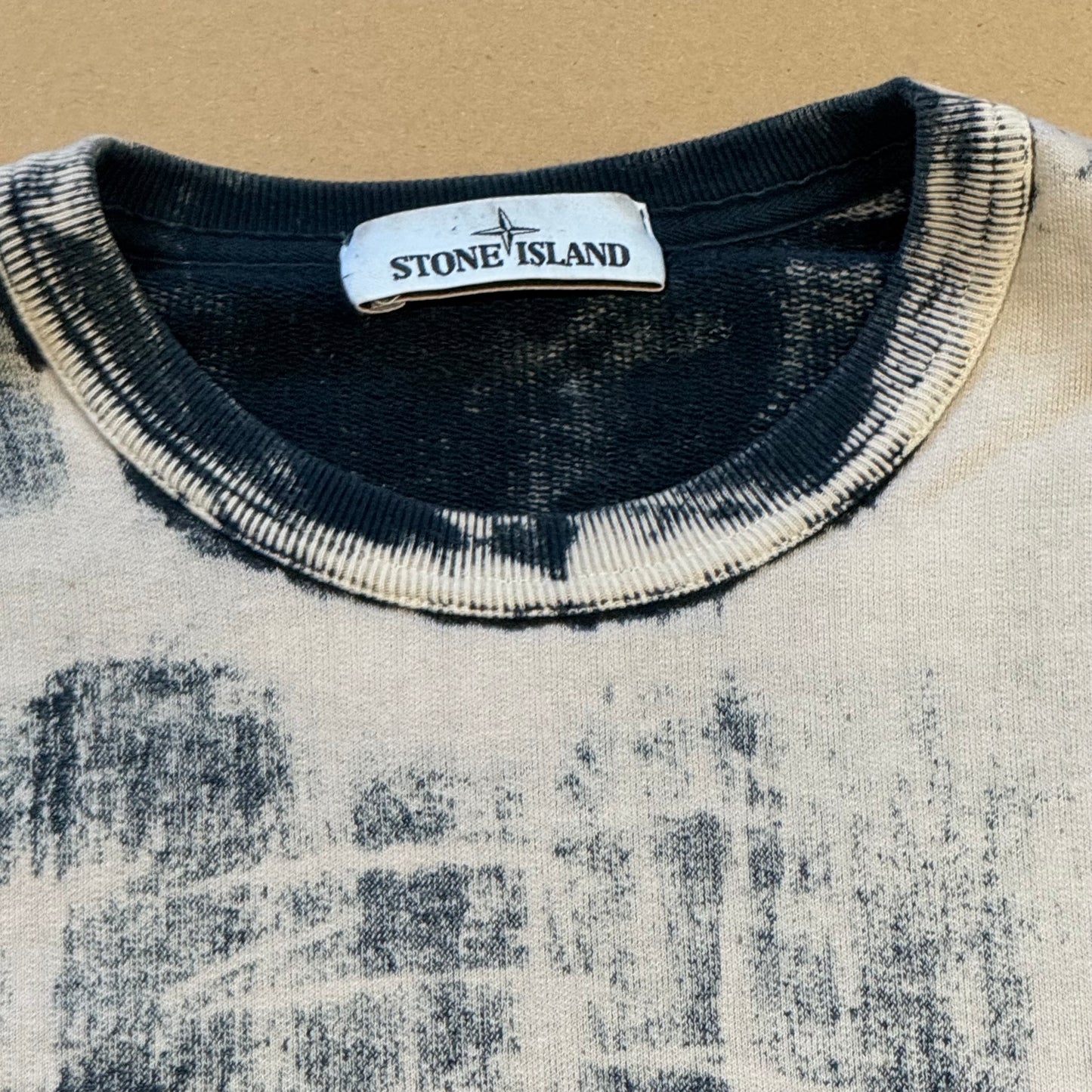 Washed out Stone Island sweatshirt
