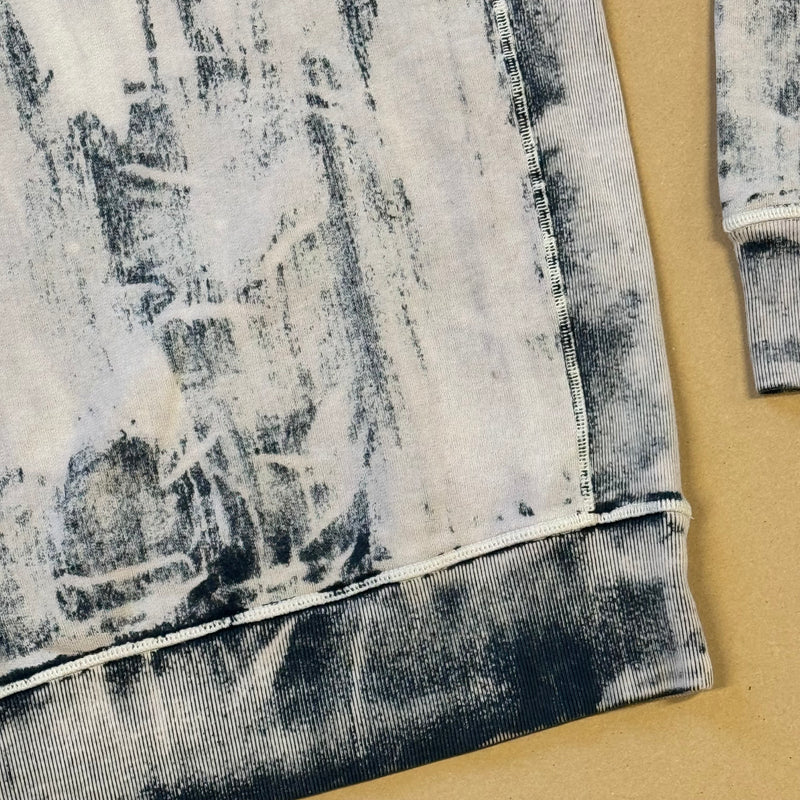 Detailansicht: Sourced limited accessories and clothes Washed out Stone Island sweatshirt – Logo, Nähte oder Material