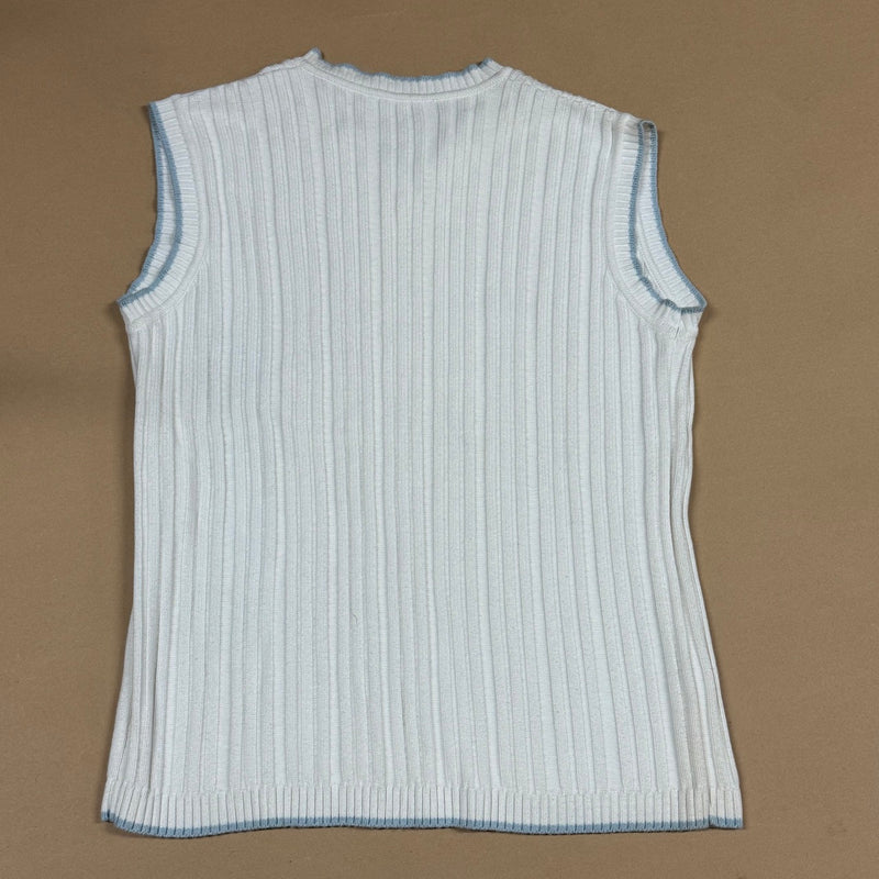 Detailansicht: Sourced limited accessories and clothes Airness knitted vest – Logo, Nähte oder Material