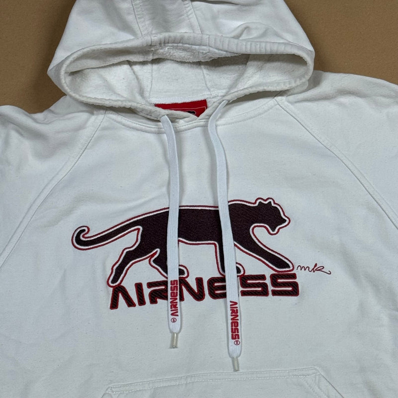 Detailansicht: Sourced limited accessories and clothes Airness Vintage hoodie – Logo, Nähte oder Material