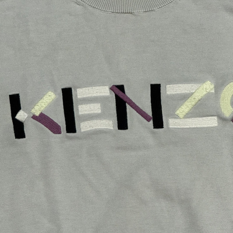 Detailansicht: Sourced limited accessories and clothes Kenzo knitted sweatshirt – Logo, Nähte oder Material