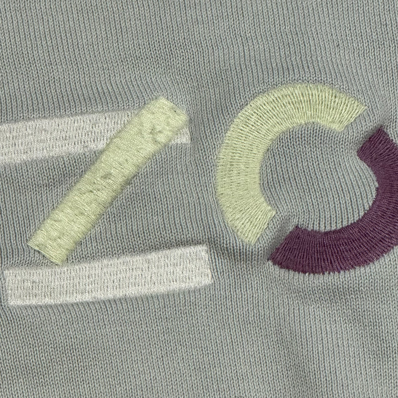 Detailansicht: Sourced limited accessories and clothes Kenzo knitted sweatshirt – Logo, Nähte oder Material