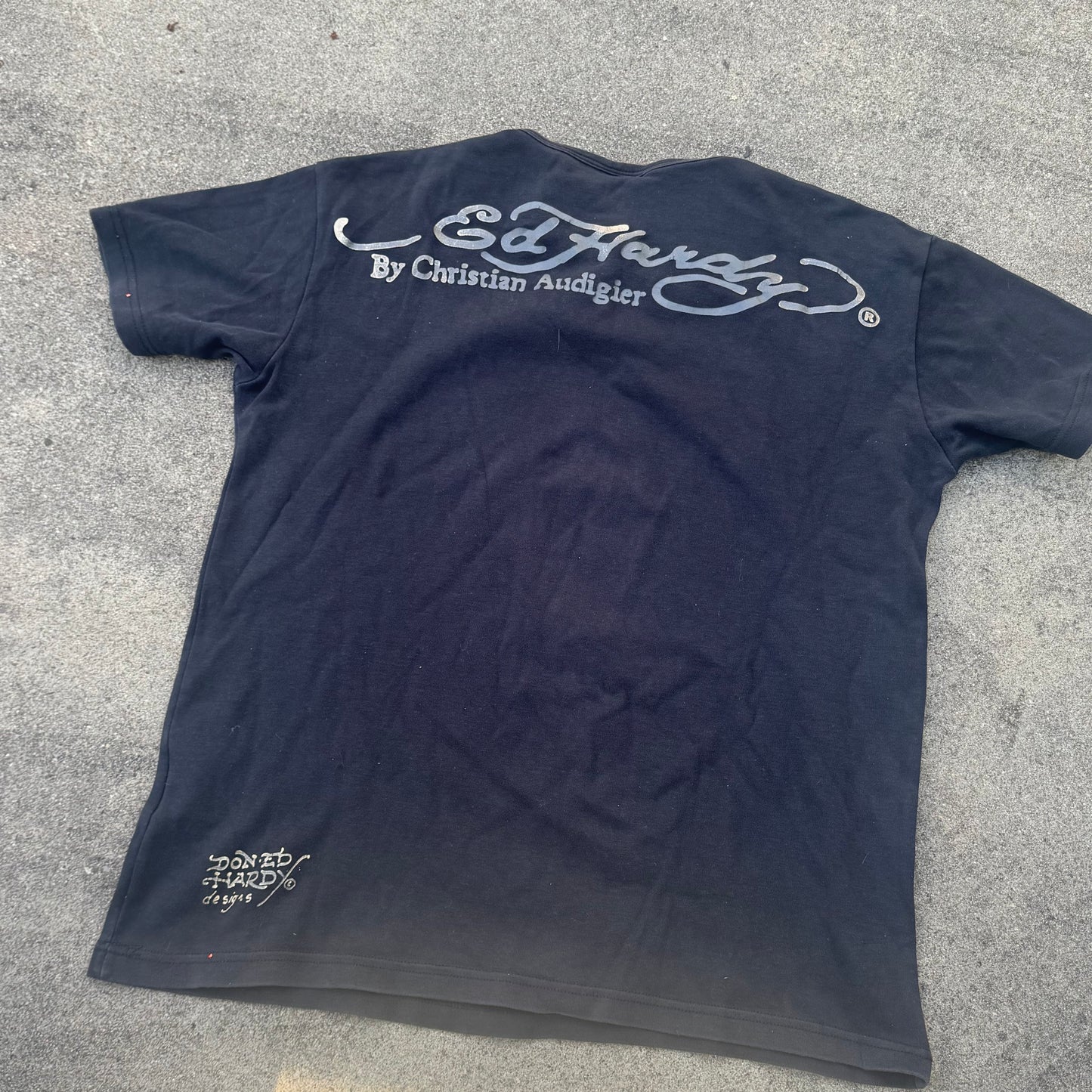 Ed Hardy vintage "Glory" rhinestones t-shirt