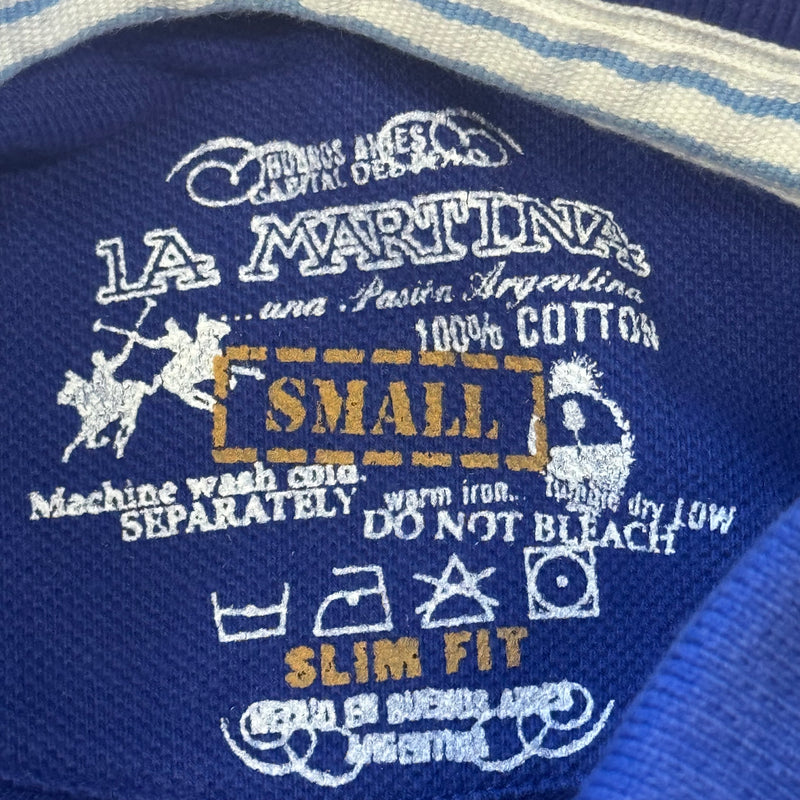 Detailansicht: Sourced limited accessories and clothes La Martina polo shirt – Logo, Nähte oder Material