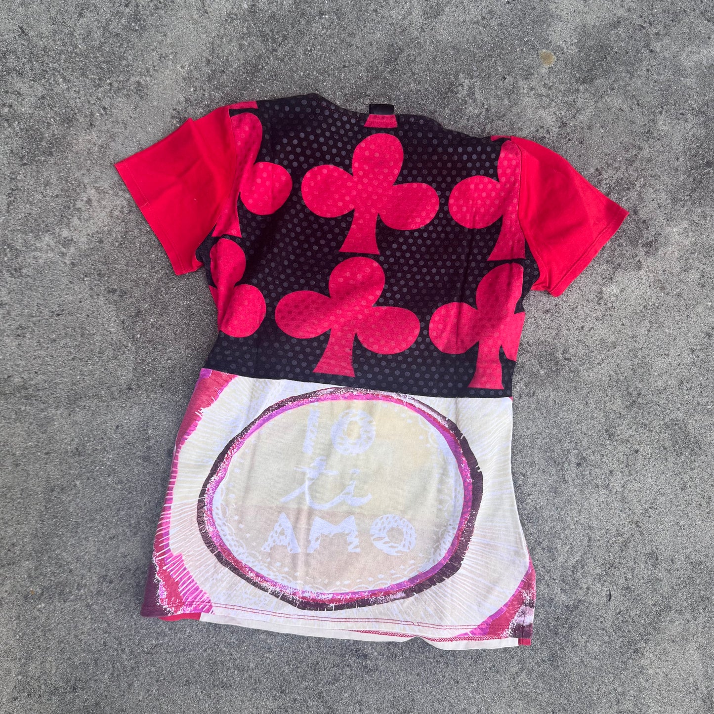 Custo Barcelona y2k red summer top