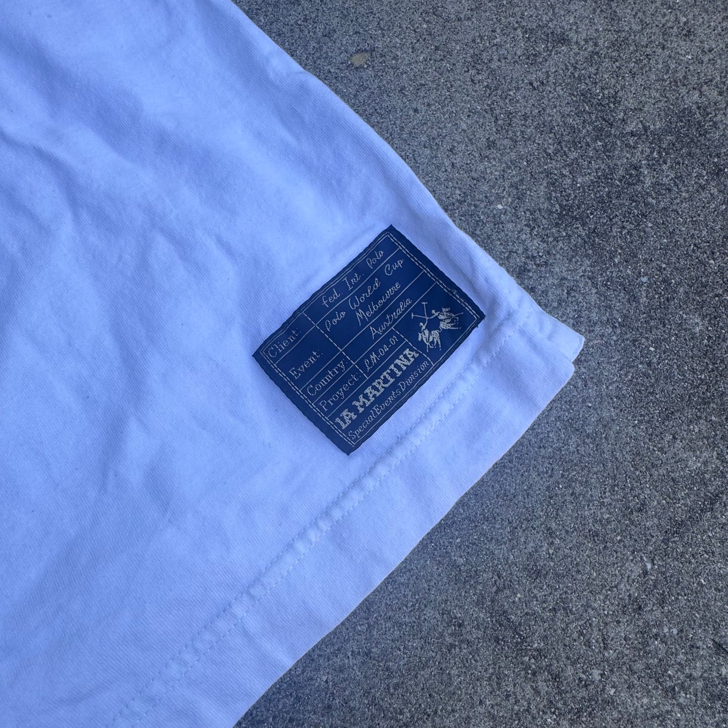 La Martina Australia white vintage polo