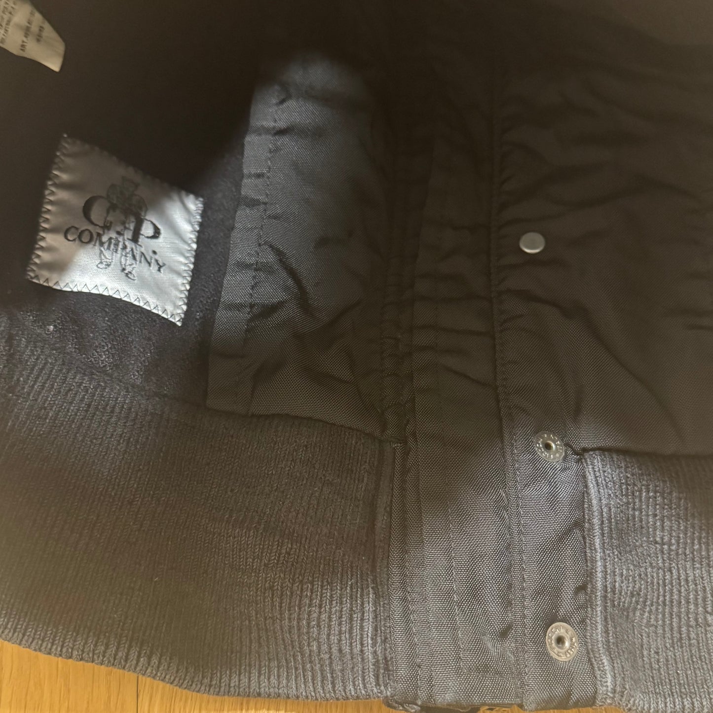 CP Company black transitional jacket