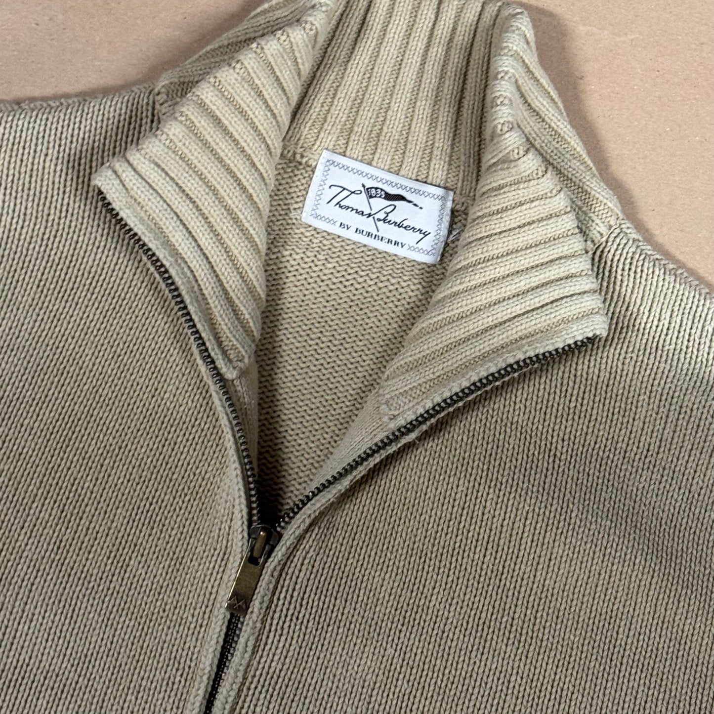 Burberry knitted zip-up