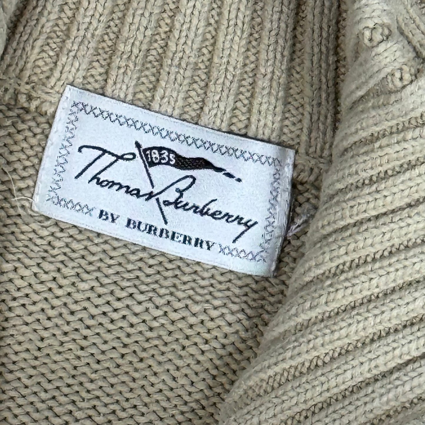 Burberry knitted zip-up