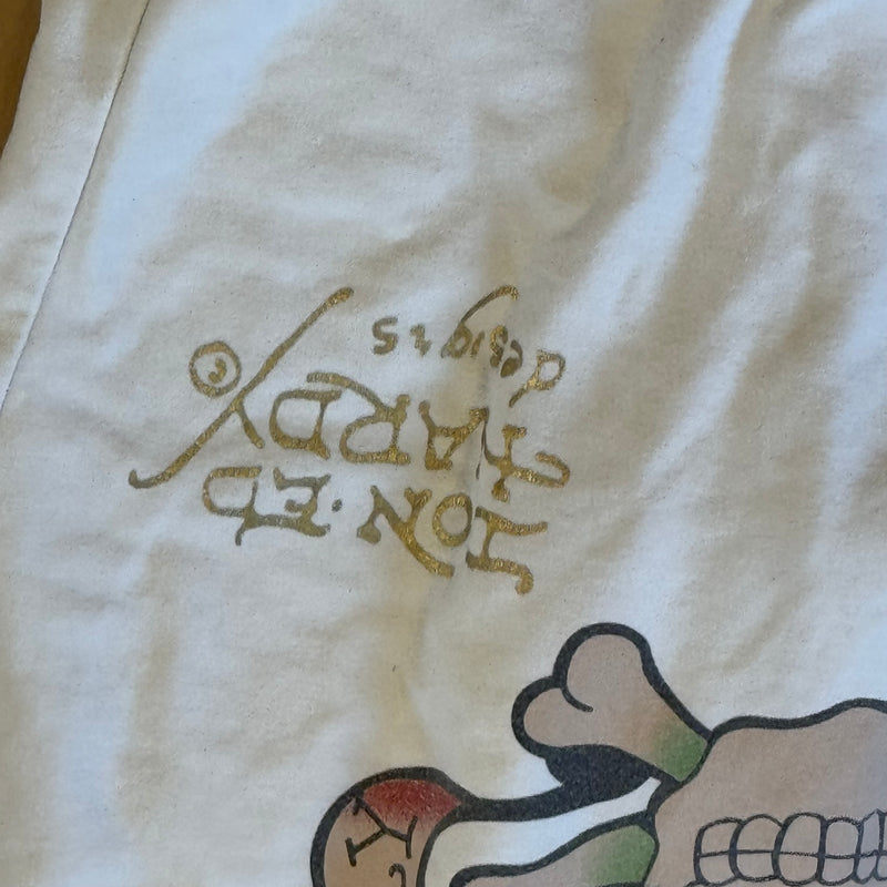 Detailansicht: Sourced limited accessories and clothes Ed Hardy zipped hoodie – Logo, Nähte oder Material