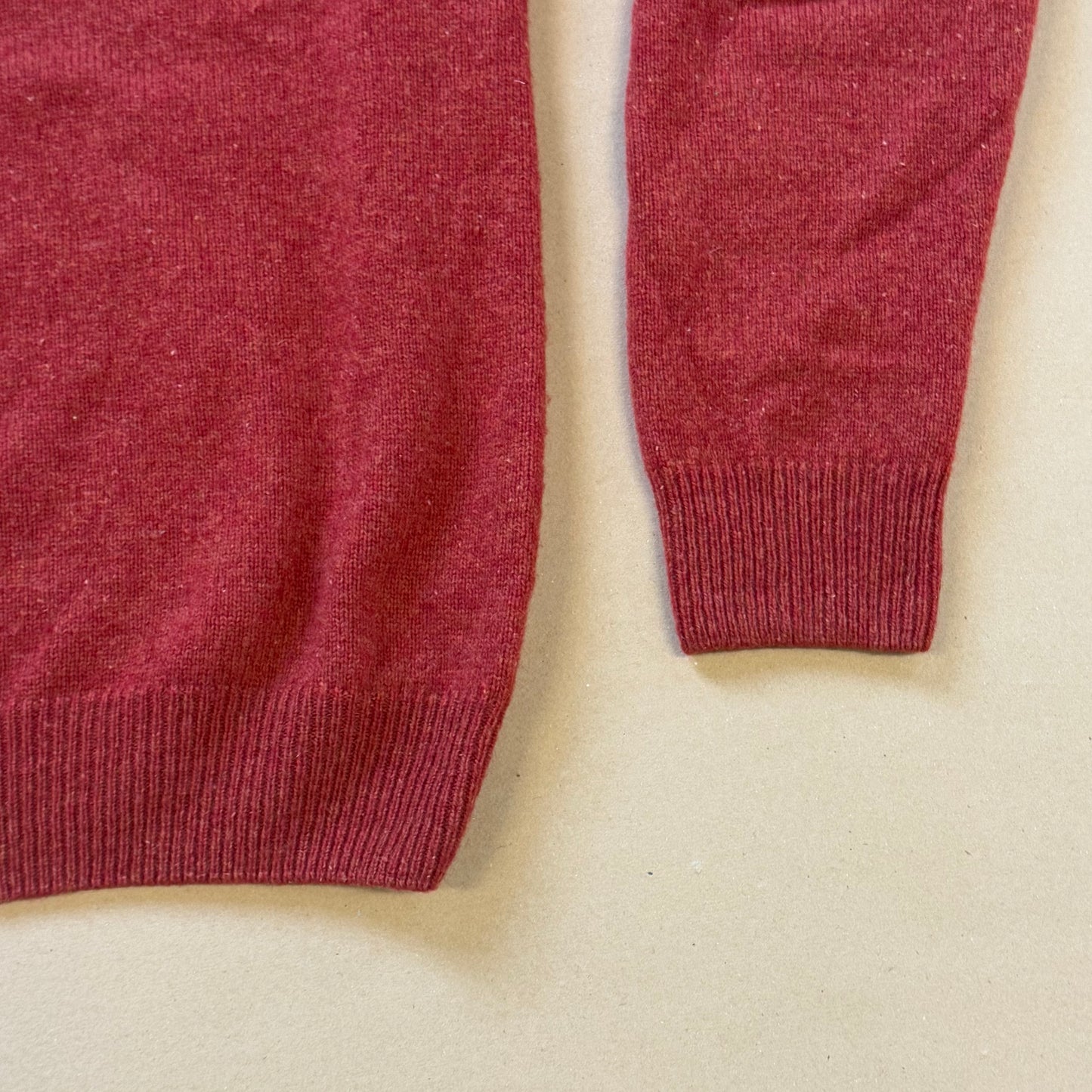 Polo Ralph Lauren red V-neck sweatshirt