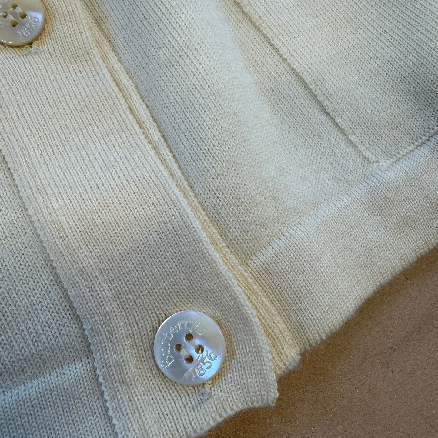 Burberry London vintage cream cardigan