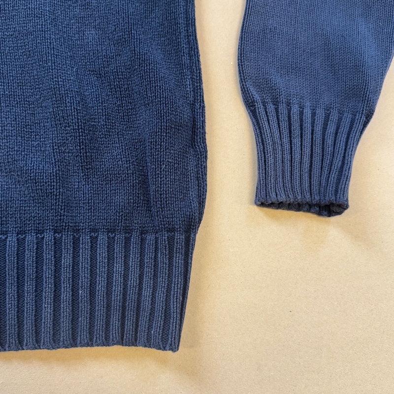 Detailansicht: Sourced limited accessories and clothes Thomas Burberry knitted zip-up – Logo, Nähte oder Material