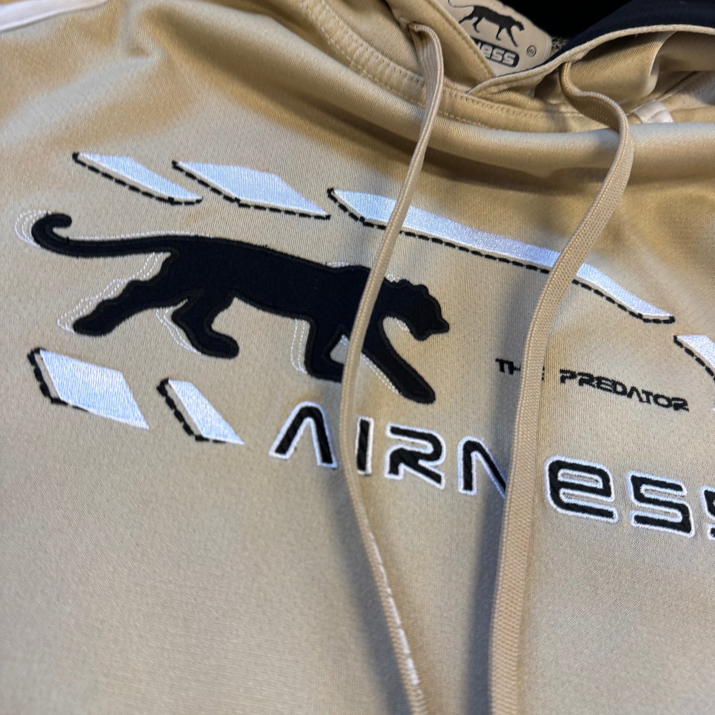 Airness streetwear style beige hoodie