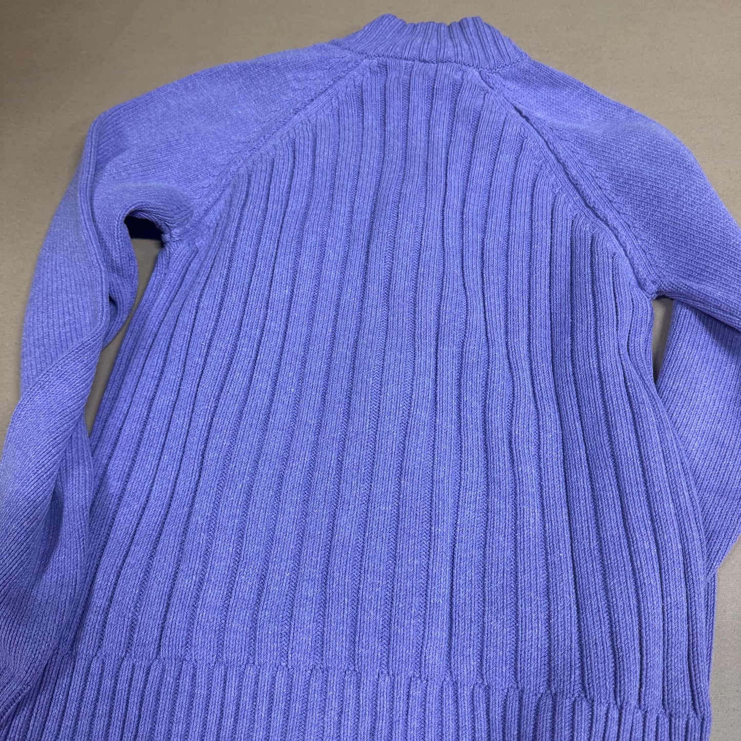 Lacoste vintage purple knitted jacket