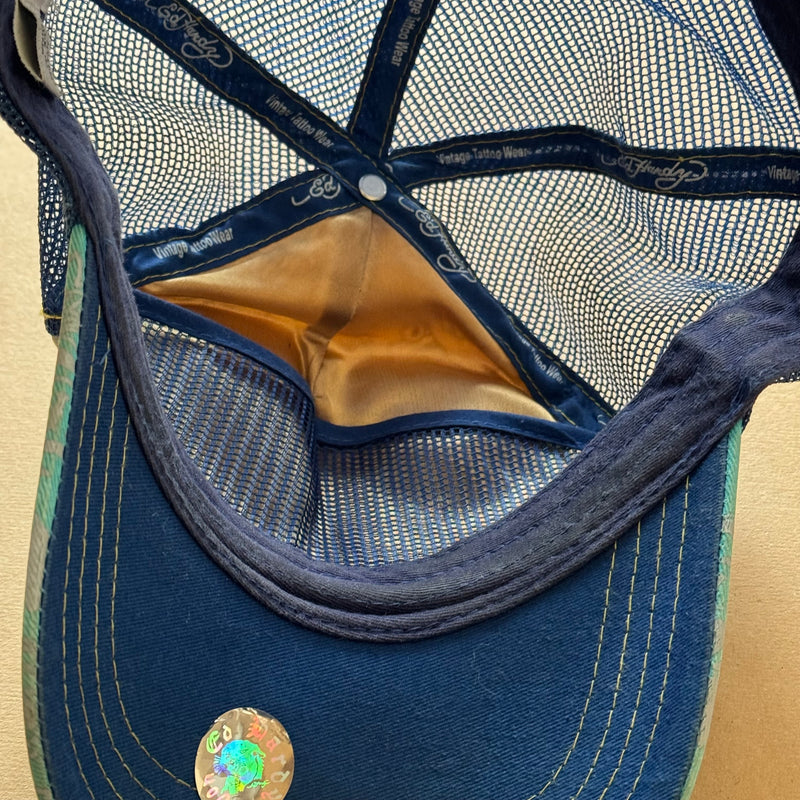 Detailansicht: Sourced limited accessories and clothes Don Ed Hardy tiger cap – Logo, Nähte oder Material