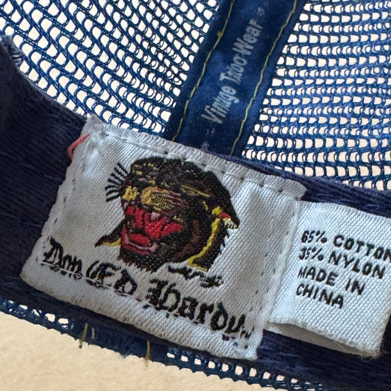 Detailansicht: Sourced limited accessories and clothes Don Ed Hardy tiger cap – Logo, Nähte oder Material