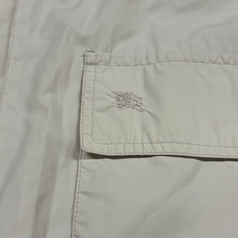 Detailansicht: Sourced limited accessories and clothes Burberry vintage raincoat, L – Logo, Nähte oder Material