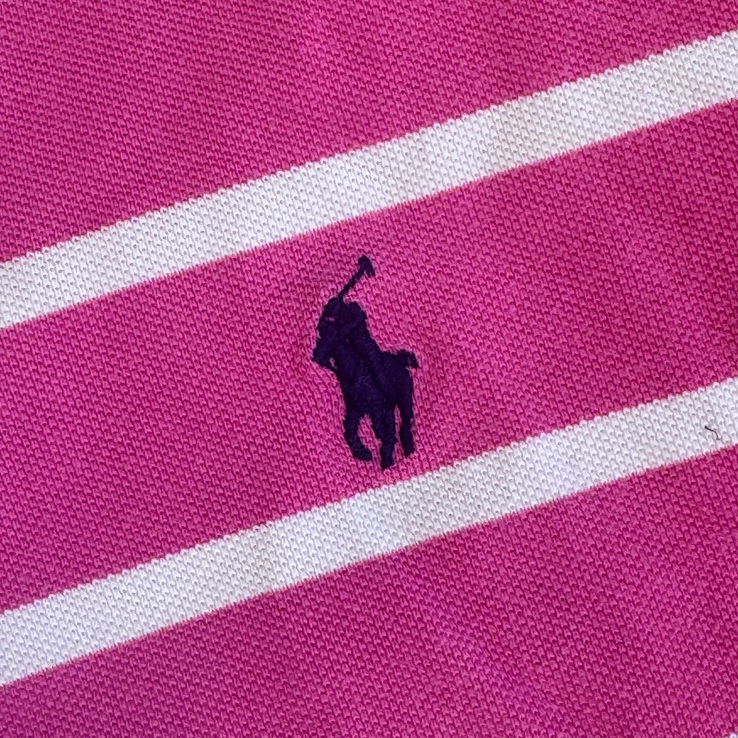 Polo Ralph Lauren pink striped polo shirt