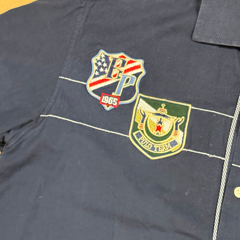 Detailansicht: Sourced limited accessories and clothes La Martina Polo Boston Team shirt – Logo, Nähte oder Material