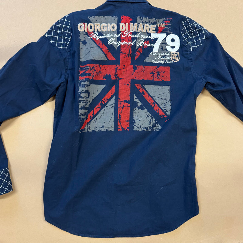 Detailansicht: Sourced limited accessories and clothes Giorgio di Mare shirt – Logo, Nähte oder Material