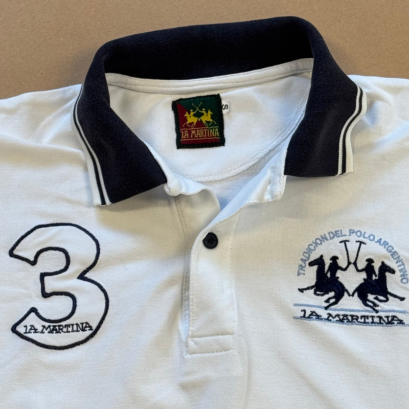 Detailansicht: Sourced limited accessories and clothes La Martina classic polo – Logo, Nähte oder Material