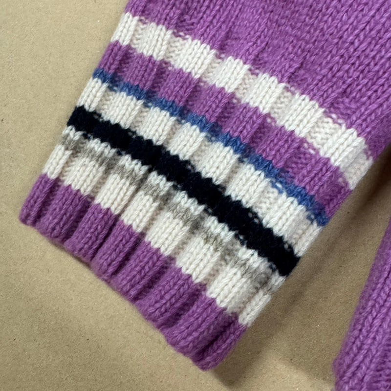 Detailansicht: Sourced limited accessories and clothes La Martina India knitted zip-up – Logo, Nähte oder Material