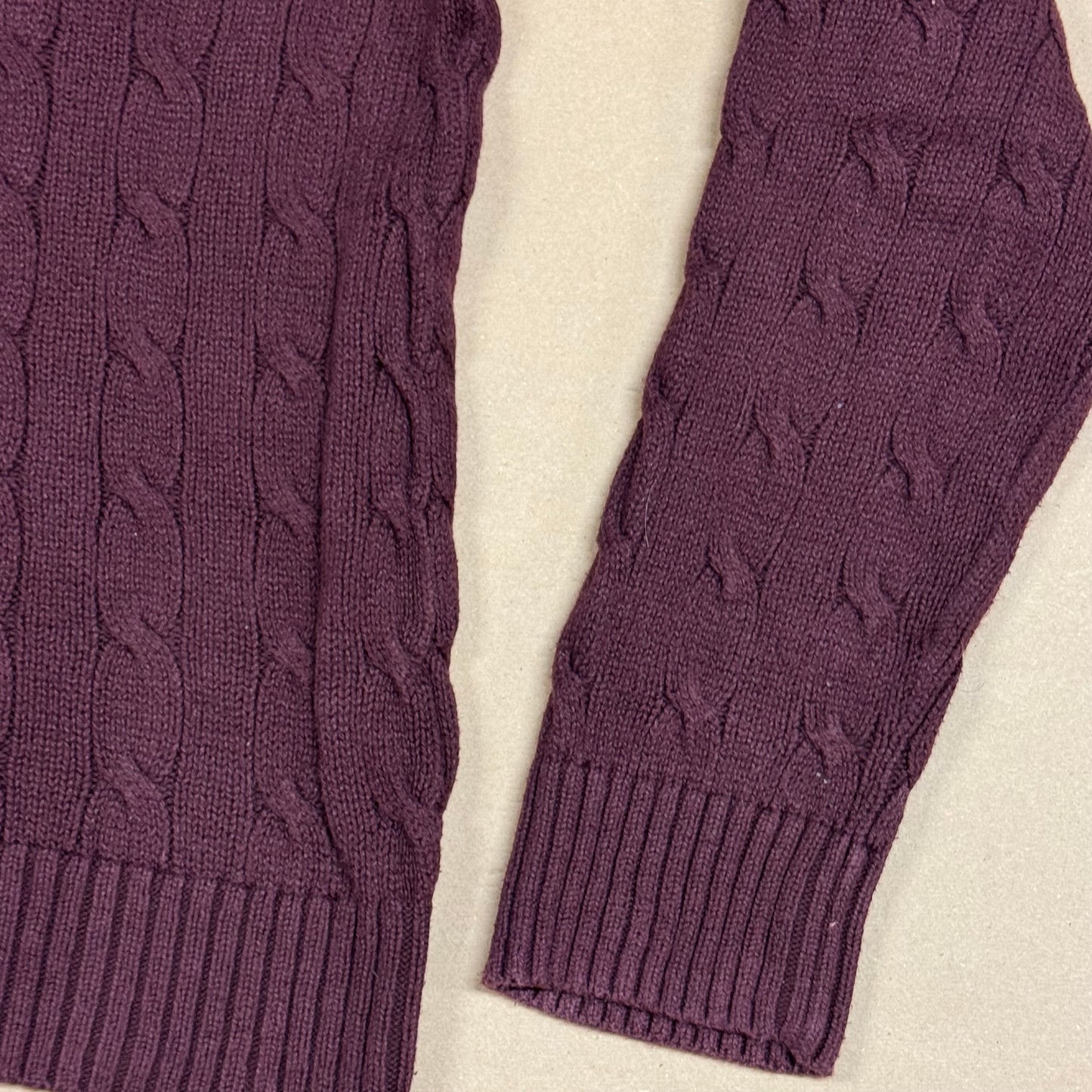 Polo Ralph Lauren burgundy knitted sweatshirt