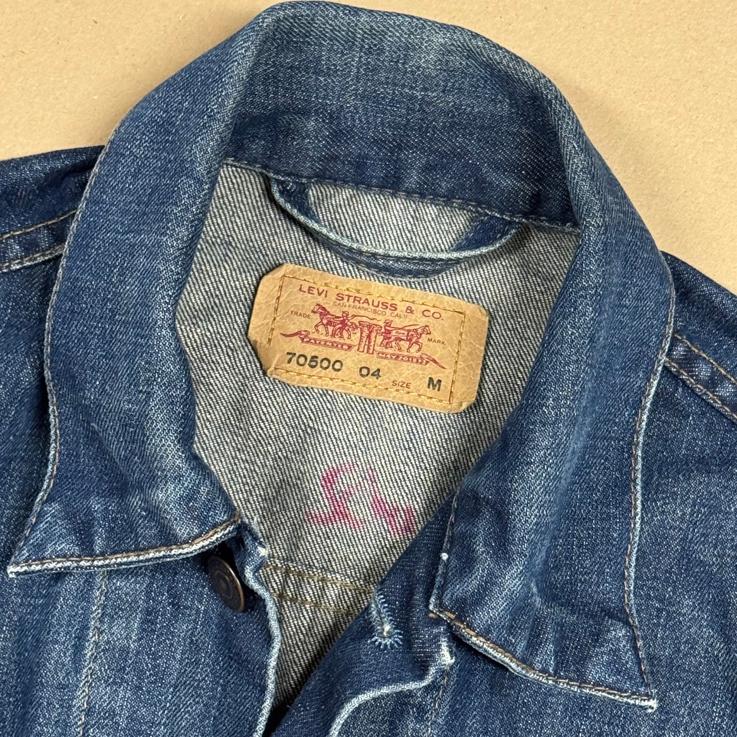 Levi Strauss vintage denim jeans jacket