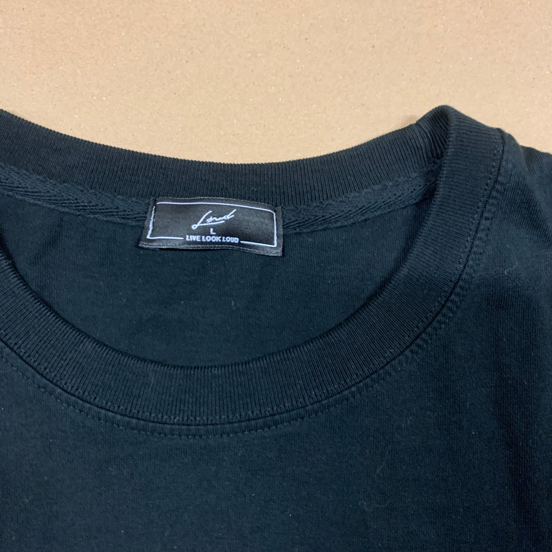 Detailansicht: Sourced limited accessories and clothes Live Look Loud shirt – Logo, Nähte oder Material