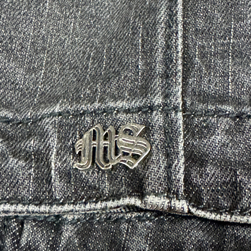 Detailansicht: Sourced limited accessories and clothes Miss Sixty denim vest – Logo, Nähte oder Material