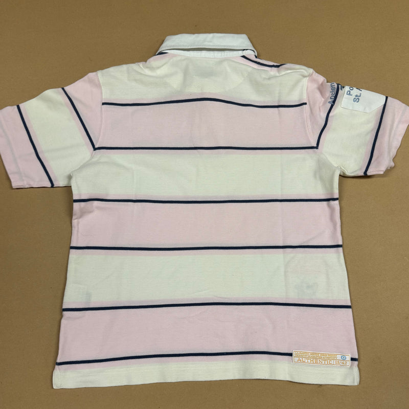 Detailansicht: Sourced limited accessories and clothes Striped La Martina Bermuda polo shirt – Logo, Nähte oder Material