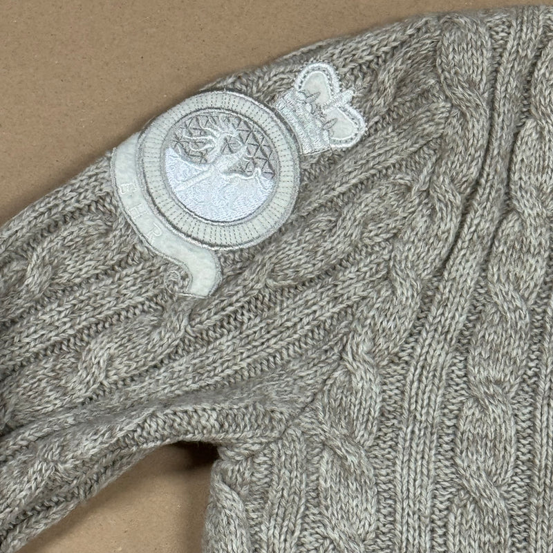 Detailansicht: Sourced limited accessories and clothes La Martina V-neck sweatshirt – Logo, Nähte oder Material