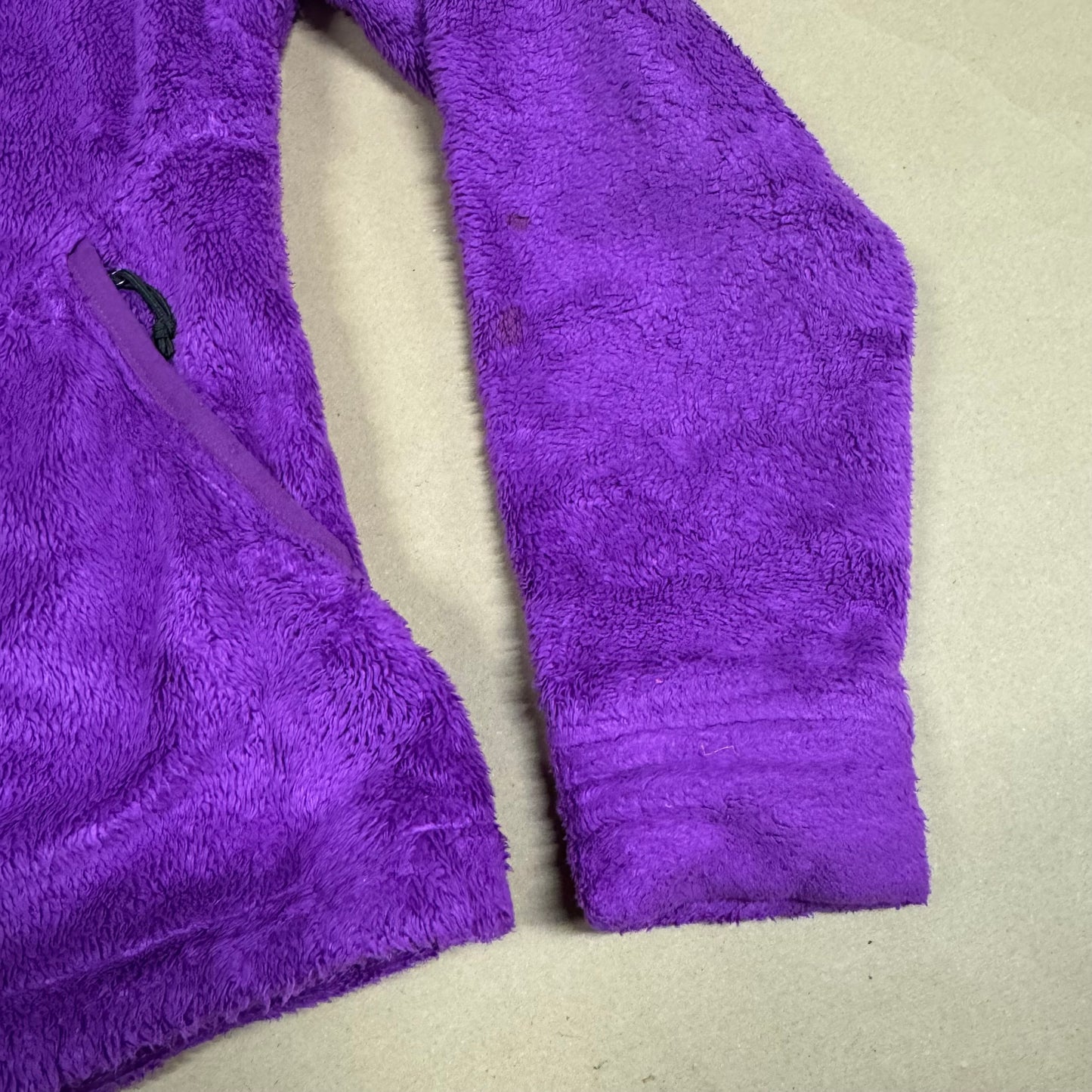 Pink The North Face fleece jacket used