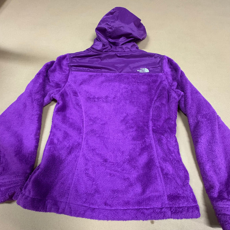 Detailansicht: Sourced limited accessories and clothes Pink The North Face fleece jacket used – Logo, Nähte oder Material