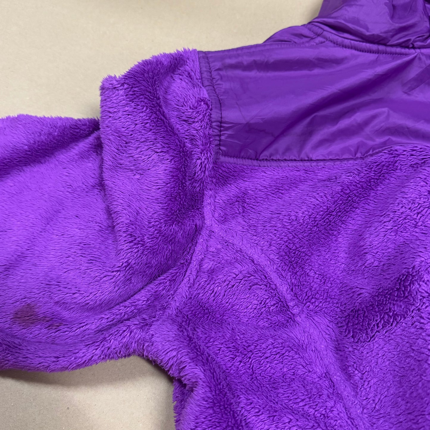 Pink The North Face fleece jacket used