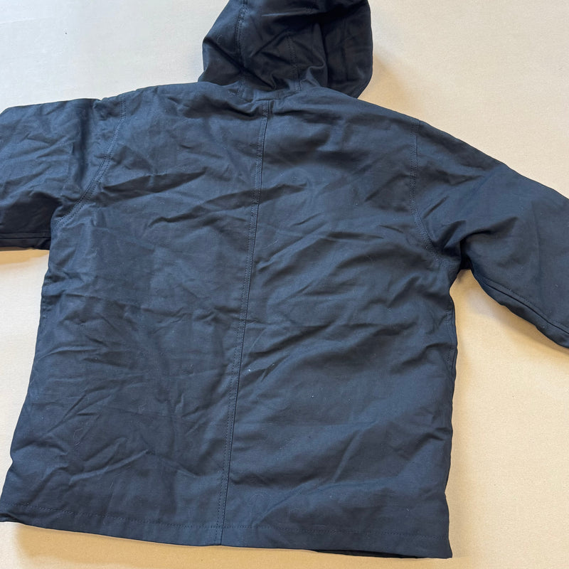Detailansicht: Sourced limited accessories and clothes Carhartt Rework Harrington jacket black – Logo, Nähte oder Material