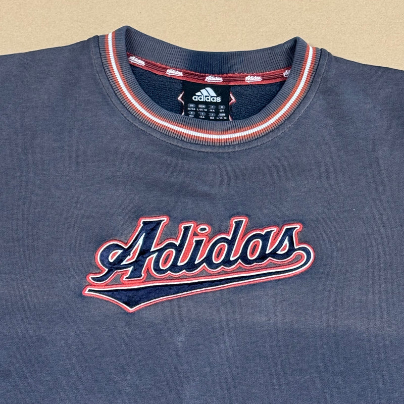 Detailansicht: Sourced limited accessories and clothes Vintage Adidas sweatshirt – Logo, Nähte oder Material