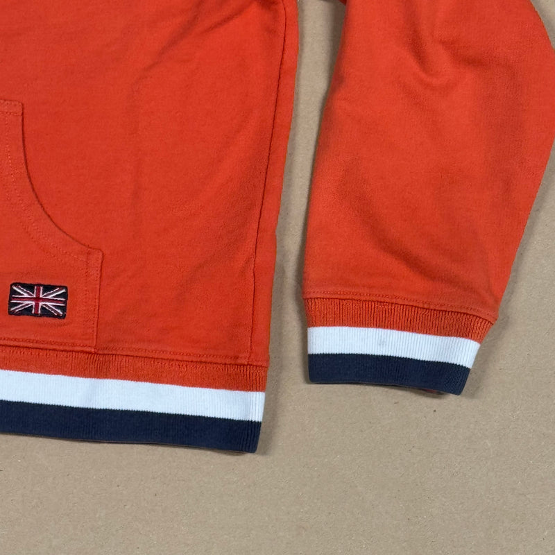 Detailansicht: Sourced limited accessories and clothes Reebok orange vintage zip-up – Logo, Nähte oder Material