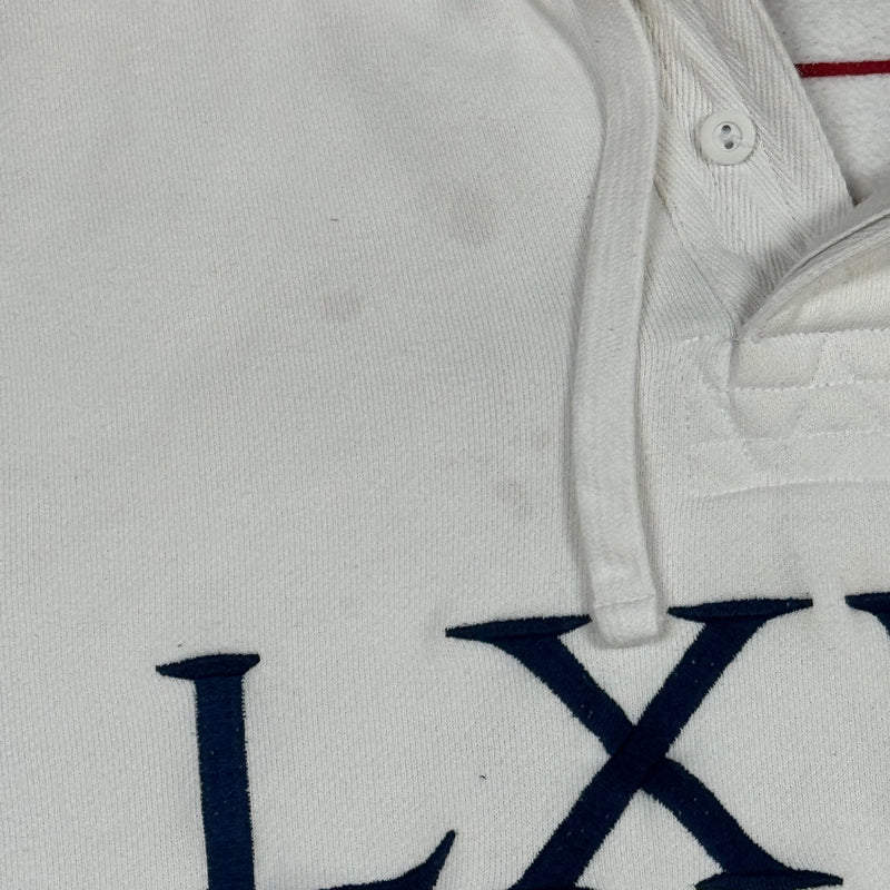 Detailansicht: Sourced limited accessories and clothes Polo Ralph Lauren hoodie white – Logo, Nähte oder Material