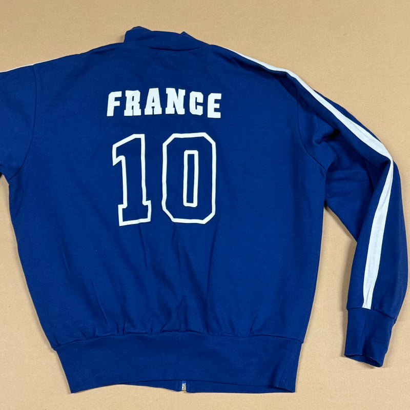 Detailansicht: Sourced limited accessories and clothes France 10 vintage track jacket – Logo, Nähte oder Material