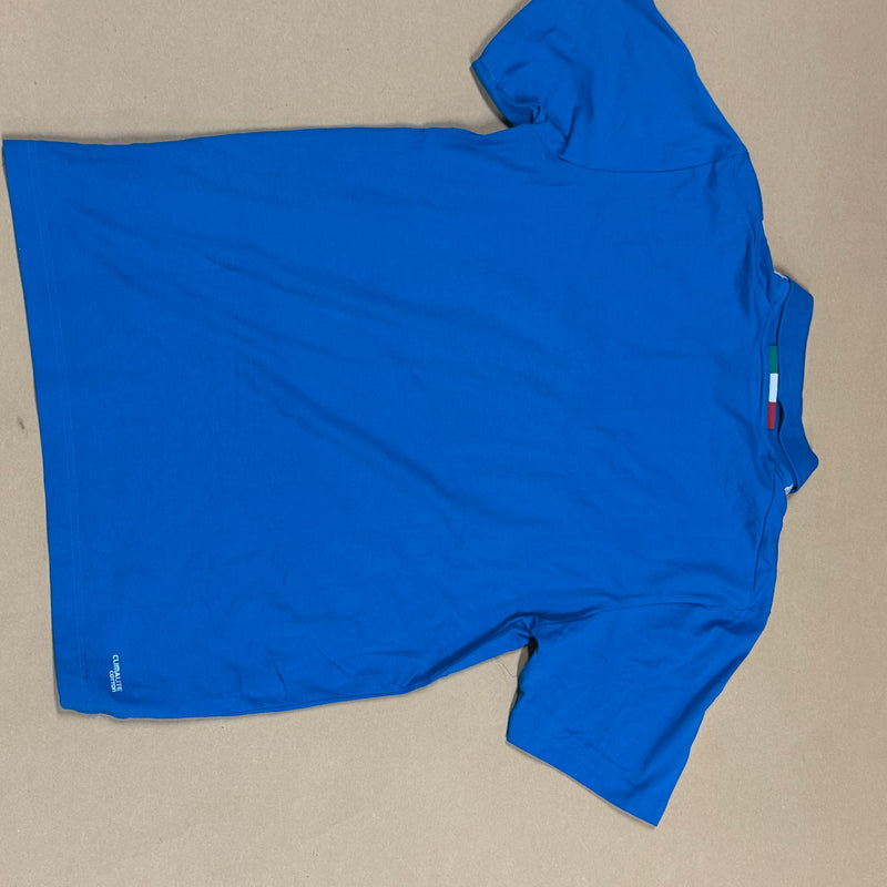 Detailansicht: Sourced limited accessories and clothes Adidas Italia Cariparma polo shirt – Logo, Nähte oder Material