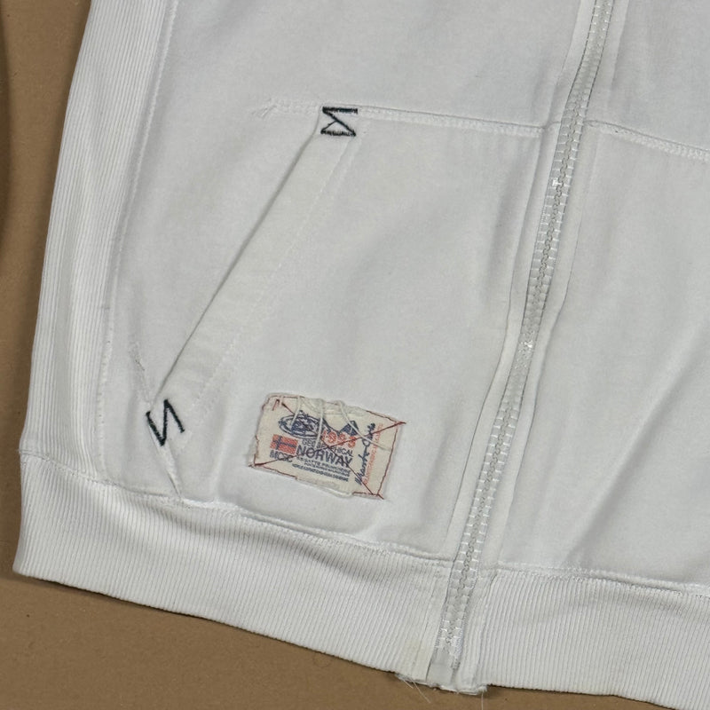 Detailansicht: Sourced limited accessories and clothes Geographical Norway Monte Carlo zipped hoodie – Logo, Nähte oder Material