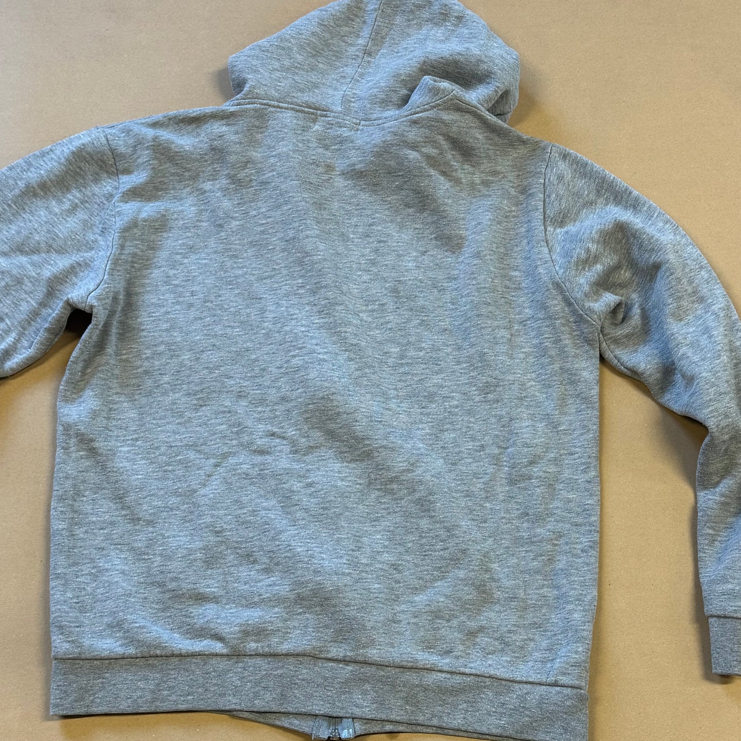 Nike zip-up hoodie grey streetwear