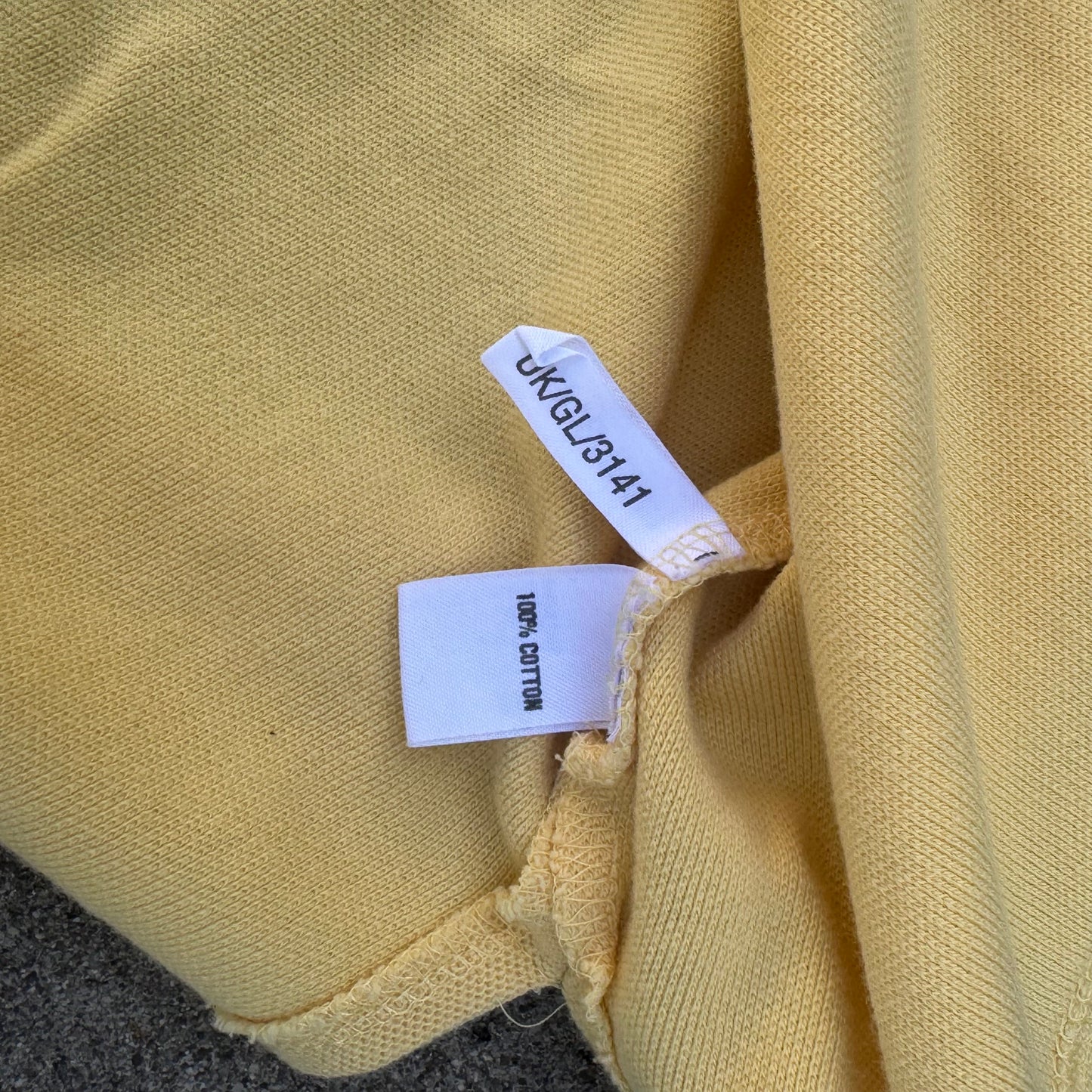 Yves Saint Laurent vintage yellow poloshirt