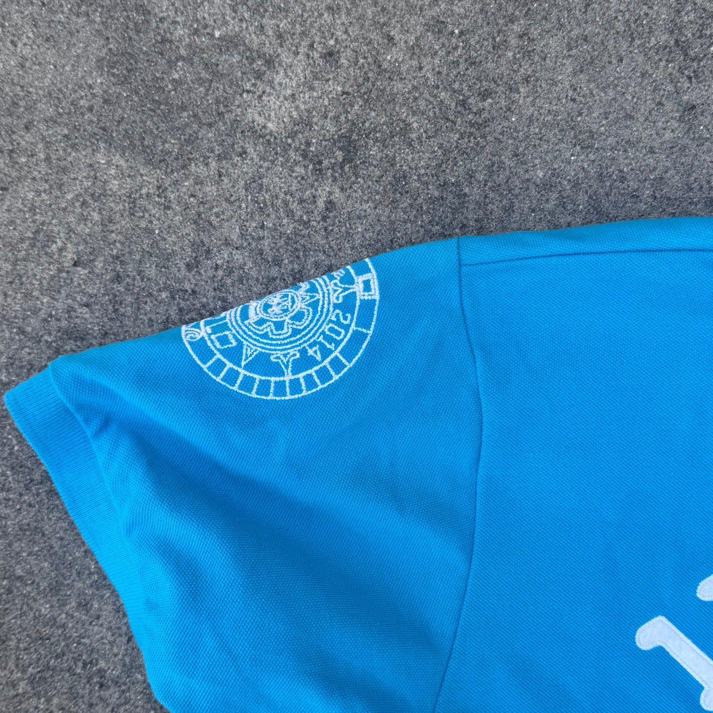 La Martina Porsche 2014 skyblue poloshirt